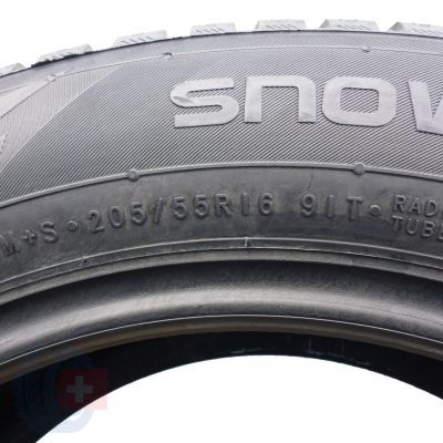 3. 205 55 16 1x NOKIAN 205/55 R16 91T Snowproof 2 Winterreifen 6,9mm 2023 Wie Neu