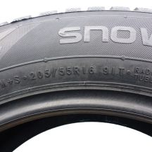 3. 205 55 16 1x NOKIAN 205/55 R16 91T Snowproof 2 Winterreifen 6,9mm 2023 Wie Neu