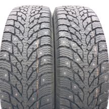  195 75 16C 2x NOKIAN 195/75 R16C 107/105R Hakkapelitta C4 SPIKES Winterreifen 2023 VOLL WIE NEU 