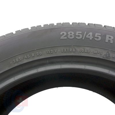 5. 285 45 20 2x CONTINENTAL  285/45 R20  112V XL ContiWinterContact TS 830P Winterreifen 2018 7-7,2mm