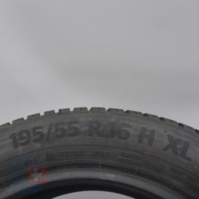 6.  195 55 16 2x CONTINENTAL 195/55 R16 91H XL AllSeason Contact Ganzjahresreifen 2021 VOLL