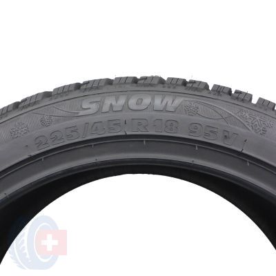 5. 225 45 18 2x KORMORAN 225/45 R18 95V XL Snow Winterreifen 2018 WIE NEU VOLL