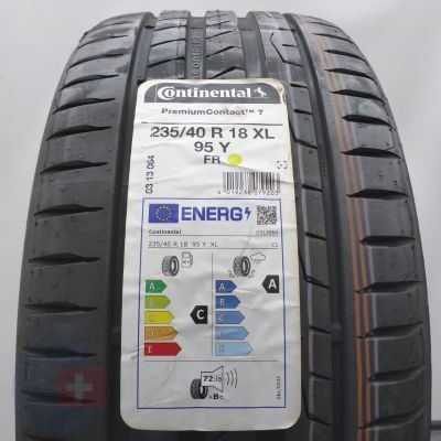  235 40 18 1x CONTINENTAL 235/40 R18 95Y XL PremiumContact 7 Sommerreifen 2023 Ungebraucht  