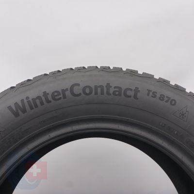 4. 215 60 16 1x CONTINENTAL 215/60 R16 95H WinterContact TS 870 Winterreifen 2024 8,2mm WIE NEU 