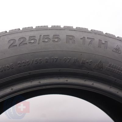 6. Opony 225 55 17 2x CONTINENTAL 225/55 R17 97H WinterContact TS850P BMW MO Winterreifen 2021 6,5-6,8mm