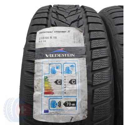 2. 215 55 16 2x VREDESTEIN 215/55 R16 93H Wintac Xtreme S Winterreifen 2018 VOLL WIE NEU 