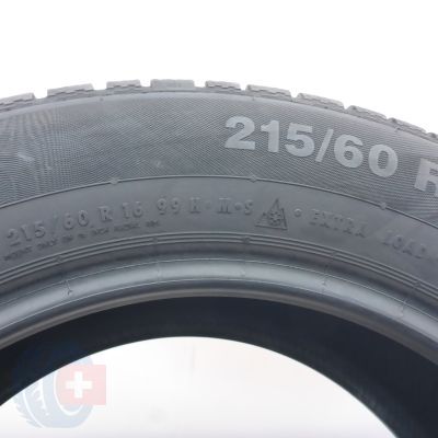 5. 215 60 16 2x CONTINENTAL 215/60 R16 99H XL Seal ContiWinterContact TS830P Winterreifen 2022 7,2mm