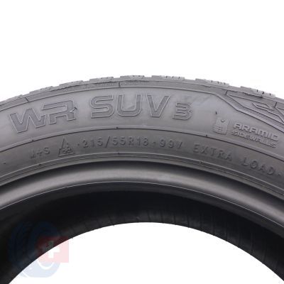 6. 215 55 18 4x NOKIAN 215/55 R18 99V XL WR SUV 3 Winterreifen 7-7,7mm 2021