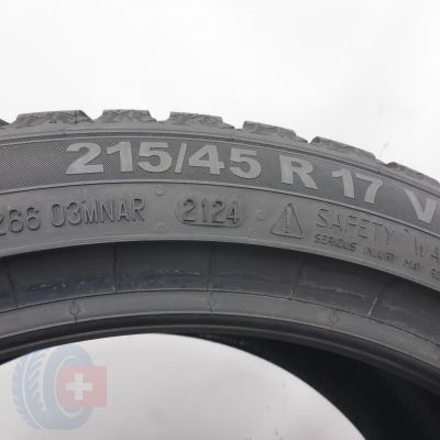 7. 215 45 17 4x SEMPERIT 215/45 R17 91V XL Speed-Grip 5 Winterreifen 2024 8,2-8mm 