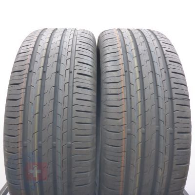 215 55 16 2x CONTINENTAL 215/55 R16 93V EcoContact 6 Sommerreifen 2021 VOLL