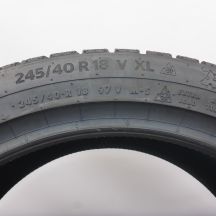 7. 245 40 18 2x CONTINENTAL 245/40 R18 97V WinterContact TS 870 P Winterreifen 2022 VOLL WIE NEU 