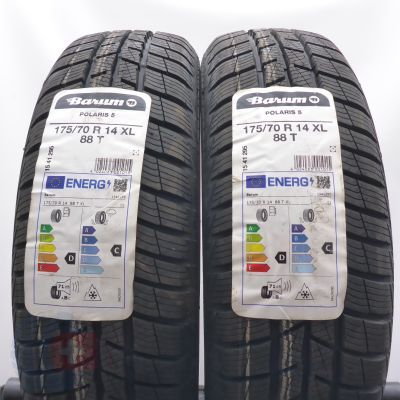 4.  175 70 14 2x BARUM 175/70 R14 88T XL Polaris 5 Winterreifen 2023 VOLL WIE NEU
