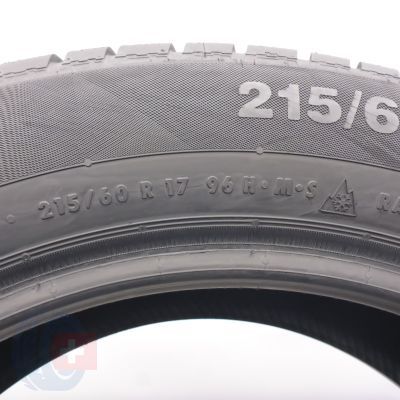 9. 215 60 17 4x CONTINENTAL 215/60 R17  96H ContiWinterContact TS 830 P M0 Winterreifen 2018 8,8-8,2mm 