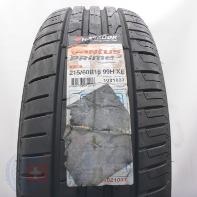  215 60 16 1x HANKOOK 215/60 R16 99H XL Ventus Prime 3 Sommerreifen 2020 Ungebraucht   