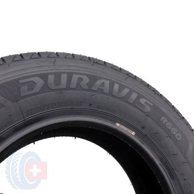 6. 2 x BRIDGESTONE 185/75 R14 C 102/100R Duravis R660 Sommerreifen  2019/20 VOLL WIE NEU 