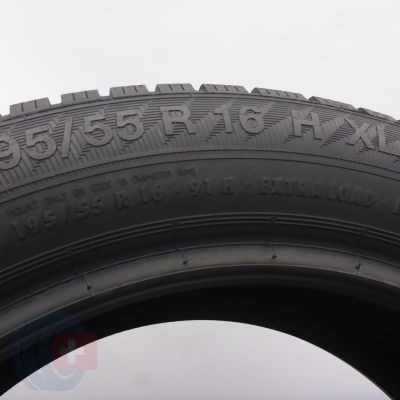 6. 195 55 16 2x GISLAVED 195/55 R16 91H XL EuroFrost 6 Winterreifen 2019, 2021 6,8-7,2mm