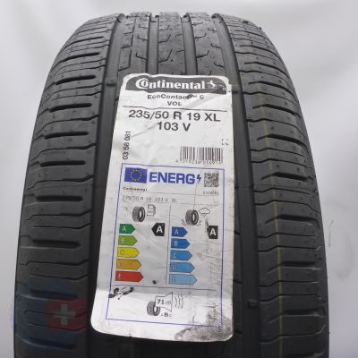 235 50 19 1x CONTINENTAL 235/50 R19 103V XL EcoContact6 VOL Sommerreifen 2023 VOLL