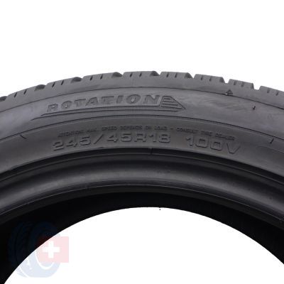 4. 2 x DUNLOP 245/45 R18 100V WinterSport 5 Winterreifen 2021 6,4-6,7mm