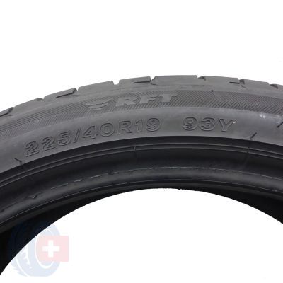 4. 225 40 19 2x BRIDGESTONE 225/40 R19 93Y XL Potenza S001 RunFlat BMW Sommerreifen 2022 WIE NEU 7,2mm