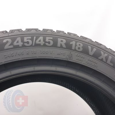 7.  245 45 18 4x SEMPERIT 245/45 R18 100V XL Speed-Grip 5 Winterreifen  2025 7,5-7,3mm WIE NEU 