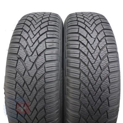 3. 4 x CONTINENTAL 185/70 R14 88T ContiWinterContact TS 850  Winterreifen  6-7mm