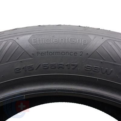 5. 4 x GOODYEAR 215/55 R17 98W XL EfficientGrip Performance 2 Sommerreifen 2023 6,2mm