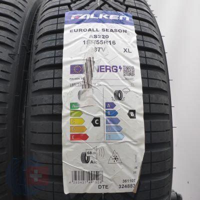 3.  185 55 16 2x FALKEN 185/55 R16 87V XL EuroAll Season AS220 Ganzjahresreifen 2026 Ungebraucht   
