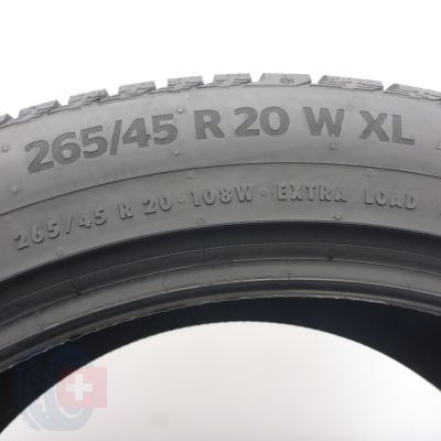 5. 265 45 20 2x CONTINENTAL 265/45 R20 108W XL WinterContact TS860S MGT Winterreifen 2020 5,2-5,5mm
