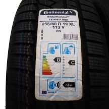 2. 225 60 19 2x CONTINENTAL 255/60 R19 113V XL WinterContact TS 850P SUV Winterreifen 2016 UNGEBRAUCHT