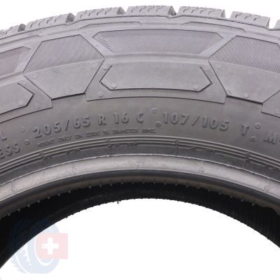 5. 205 65 16C 2x CONTINENTAL 205/65 R16C 107/105T VanContact Winter Winterreifen 2023 WIE NEU 9-9,5mm