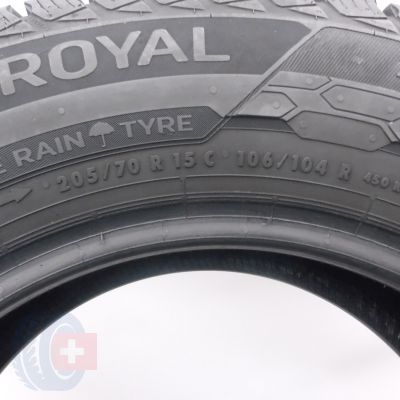 5. 205 70 15C 2x UNIROYAL 205/75 R15C 106/104R SnowMax 3 Winterreifen 2020 WIE NEU 7,8-8mm