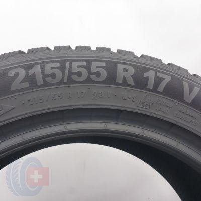 7. 215 55 17 4x SEMPERIT 215/55 R17 98V XL Speed-Grip 5 Winterreifen 2025 8-8,5mm WIE NEU