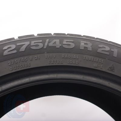 5. 275 45 21 1x CONTINENTAL 275/45 R21 110V XL CrossContact Winter Winterreifen 2024 7mm 