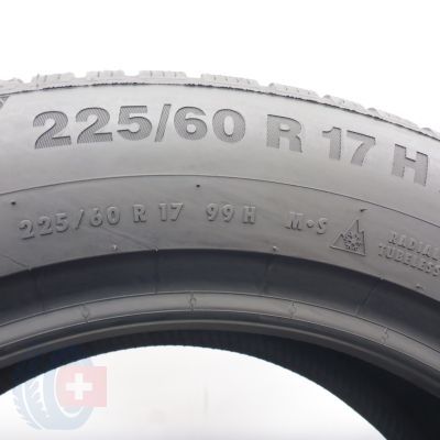 4. 225 60 17 1x CONTINENTAL 225/60 R17 99H WinterContact TS850P SUV Winterreifen 2022 VOLL
