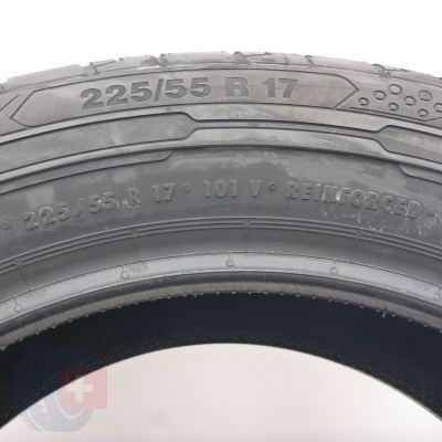 6. 225 55 17 4x CONTINENTAL 225/55 R17 101V ContiVanContact 200 Letnie 2020 VOLL 