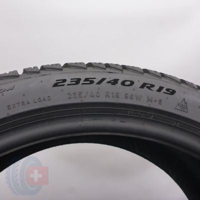5. 235 40 19 2x PIRELLI 235/40 R19 96W XL PZero Winter 2 Winterreifen 2024 8mm