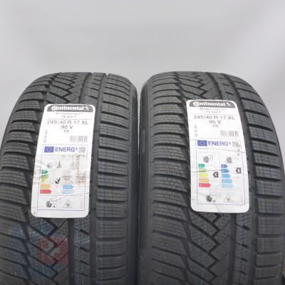  245 40 17 2x CONTINENTAL 245/40 R17 95V WinterContact TS 850 P Winterreifen 2022 VOLL 