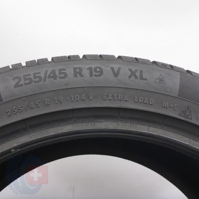 6. 255 45 19 4x CONTINENTAL 255/45 R19 104V XL WinterContact Ts860S Winterreifen 2022, 2023 6-6,8mm