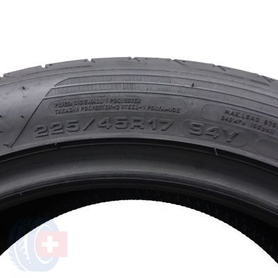 5. 4 x GOODYEAR 225/45 R17 94Y XL Eagle F1 Asymmetric 3 BMW Sommerreifen 2021, 2022 6-6,8mm