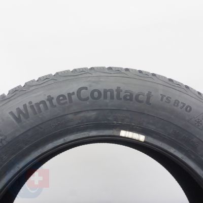 5. 205 65 16 2x CONTINENTAL 205/65 R16 95H WinterContact TS 870 Winterreifen 2022 Ungebraucht  