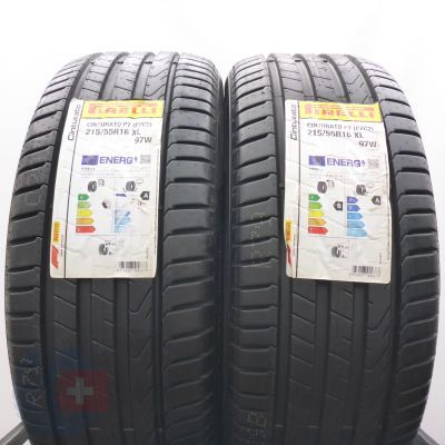 5. 215 55 16 4x PIRELLI  215/55 R16 97W XL Cinturato P7 Sommerreifen 2023 Ungebraucht   