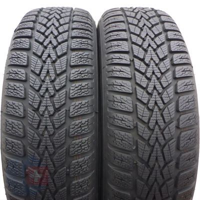 2 x DUNLOP 185/65 R15 88T Winter Response-2 Winterreifen 2016 WIE NEU 7,8-8mm