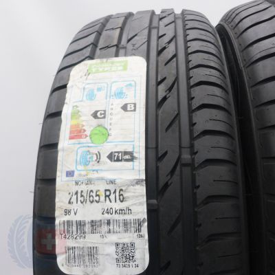 2. 215 65 16 2x NOKIAN 215/65 R16 98V Line Sommerreifen 2015 VOLL Ungebraucht  