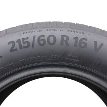 5. 2 x CONTINENTAL 215/60 R16 95H EcoContact 6 Sommerreifen  2022 5.3-5.7mm 