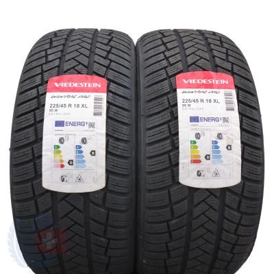 225 45 18 2x VREDESTEIN 225/45 R18 95W XL Wintrac Pro Winterreifen 2022 VOLL Wie Neu