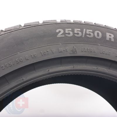 5. 255 50 19 2x CONTINENTAL 255/50 R19 107V ContiWinterContact TS 830 P BMW RFT Winterreifen 2015 Ungebraucht  