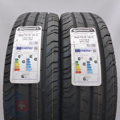 205 75 16C 2x CONTINENTAL 205/75 R16C 110/108R ContiVanContact 200 Sommerreifen 2022 VOLL 205 75 16C 2x CONTINENTAL 205/75 R16C 110/108R ContiVanContact 200 Sommerreifen 2022 VOLL