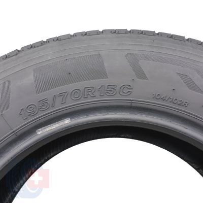 5. 195 70 15C 2x FIRESTONE 195/70 R15C 104/102R VanHawk 2 Sommerreifen 2022 7-7,8mm Wie Neu