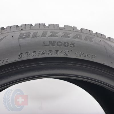 7. 255 45 19 4x BRIDGESTONE 255/45 R19 104V XL Blizzak Lm005 Winterreifen 2024 6,3-7,2mm