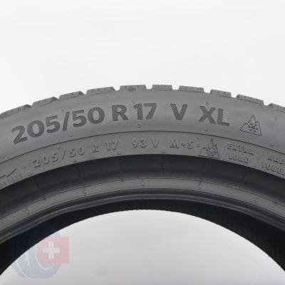 5. 205 50 17 2x CONTINENTAL 205/50 R17 93V XL WinterContact TS870P Winterreifen 2021 7-7,5mm